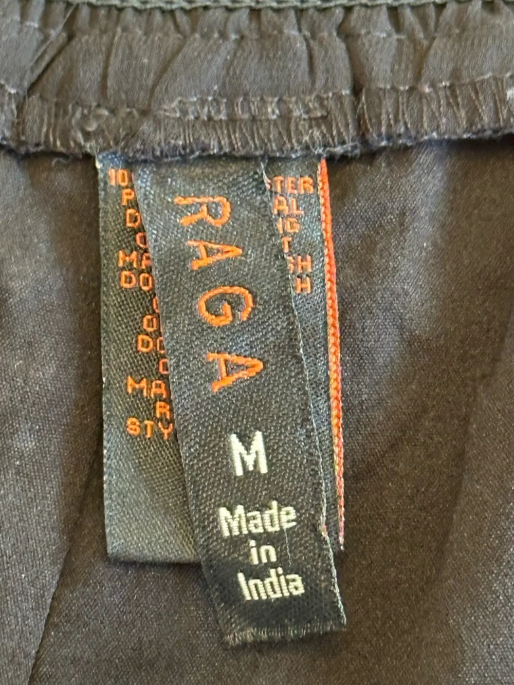 RAGA | Sequin Boho Festival Shorts – Black & Multi-Color, Size M